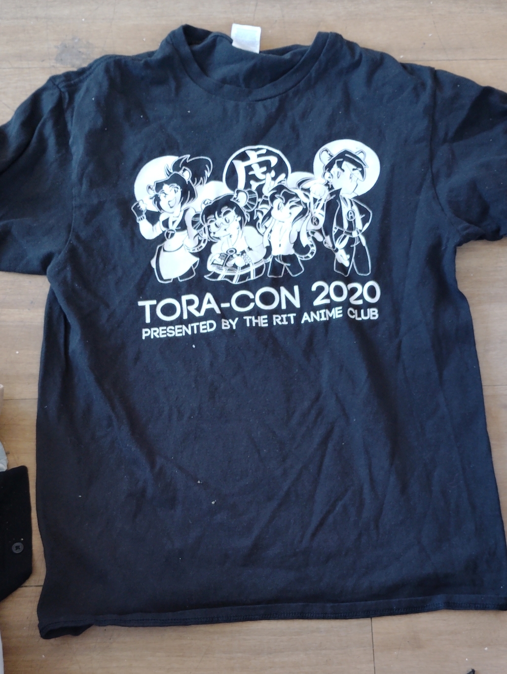 Tora-Con 2020 Mens Black Graphic Tee Size Medium